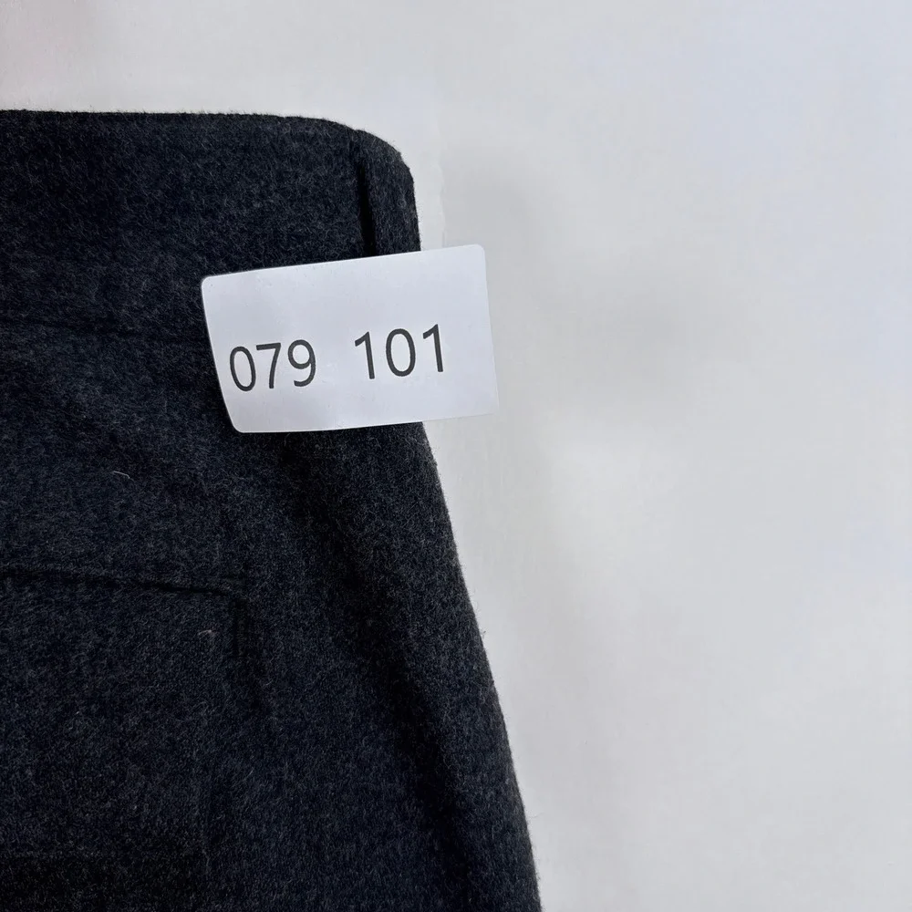 Banana Republic Mens Cargo Pants 36x34 Grey Dawson Wool Blend Hem 36x30